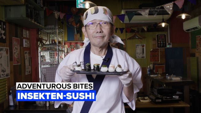 Adventurous bites: Insekten-Sushi