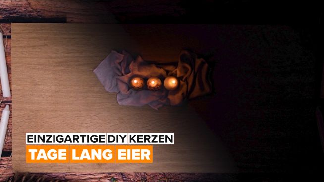 Alternative Kerzenkunst – Eierkerze