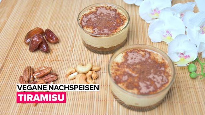 Vegane Nachspeisen: Tiramisu