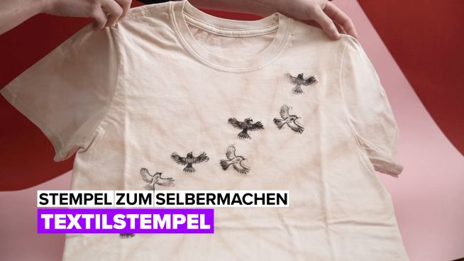 Stempel zum Selbermachen: Textilien mit originellen Motiven