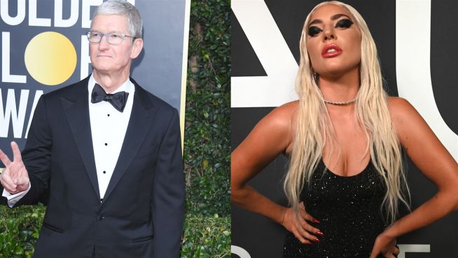 Lady Gaga spricht mit Apple-CEO Tim Cook